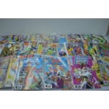 Justice League and Justice Society; and related comics.