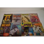 Quasimodo's Monster Magazine; and other horror magazines.