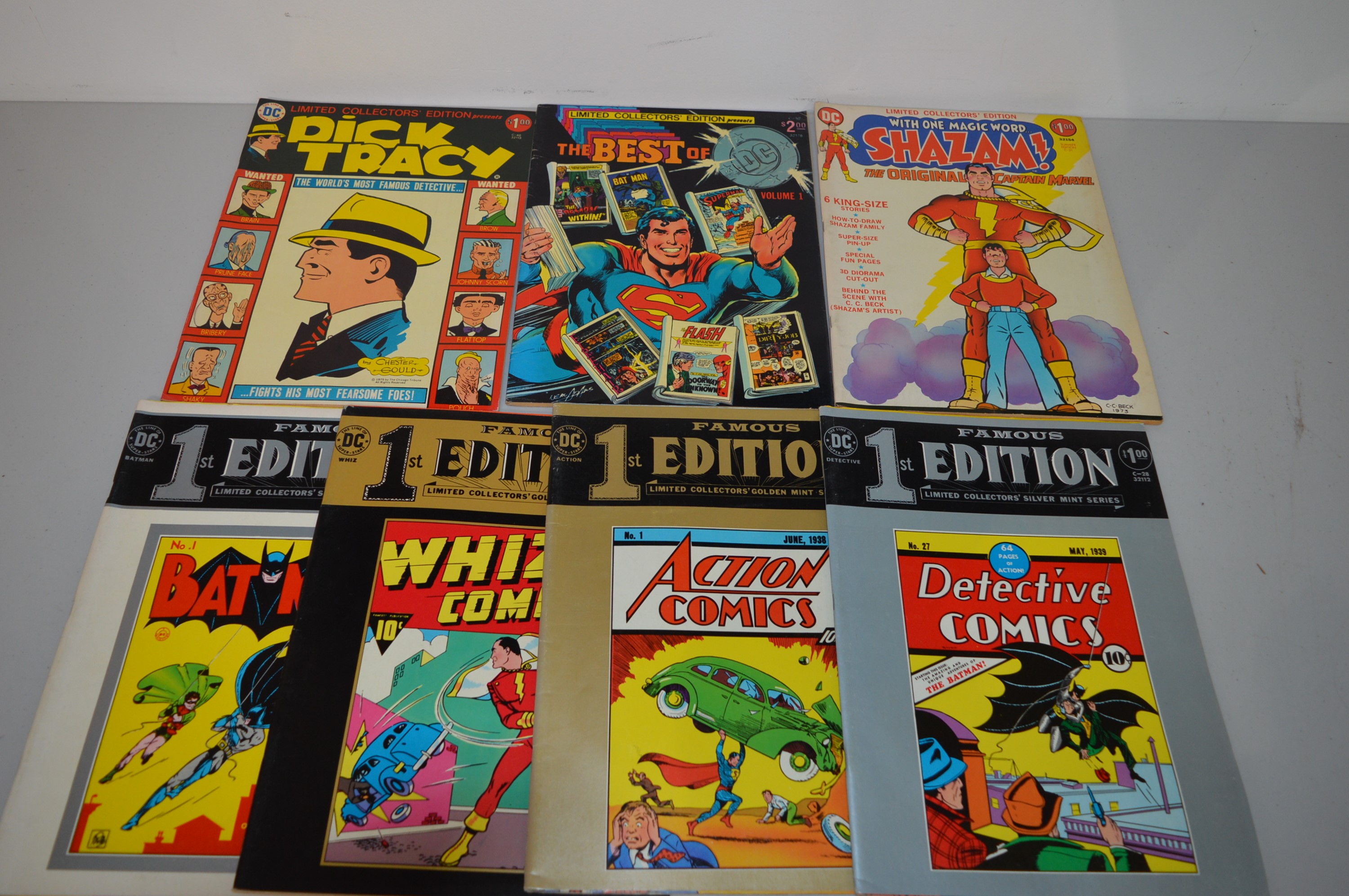 DC famous 1st and large-format limited Collectors' editions.