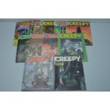 Creepy Horror Magazine by Warren; and Creepy Year Book.