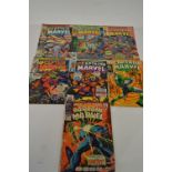 Various Marvel comics.