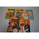 Master, Whiz and Captain Marvel Adventures comics.