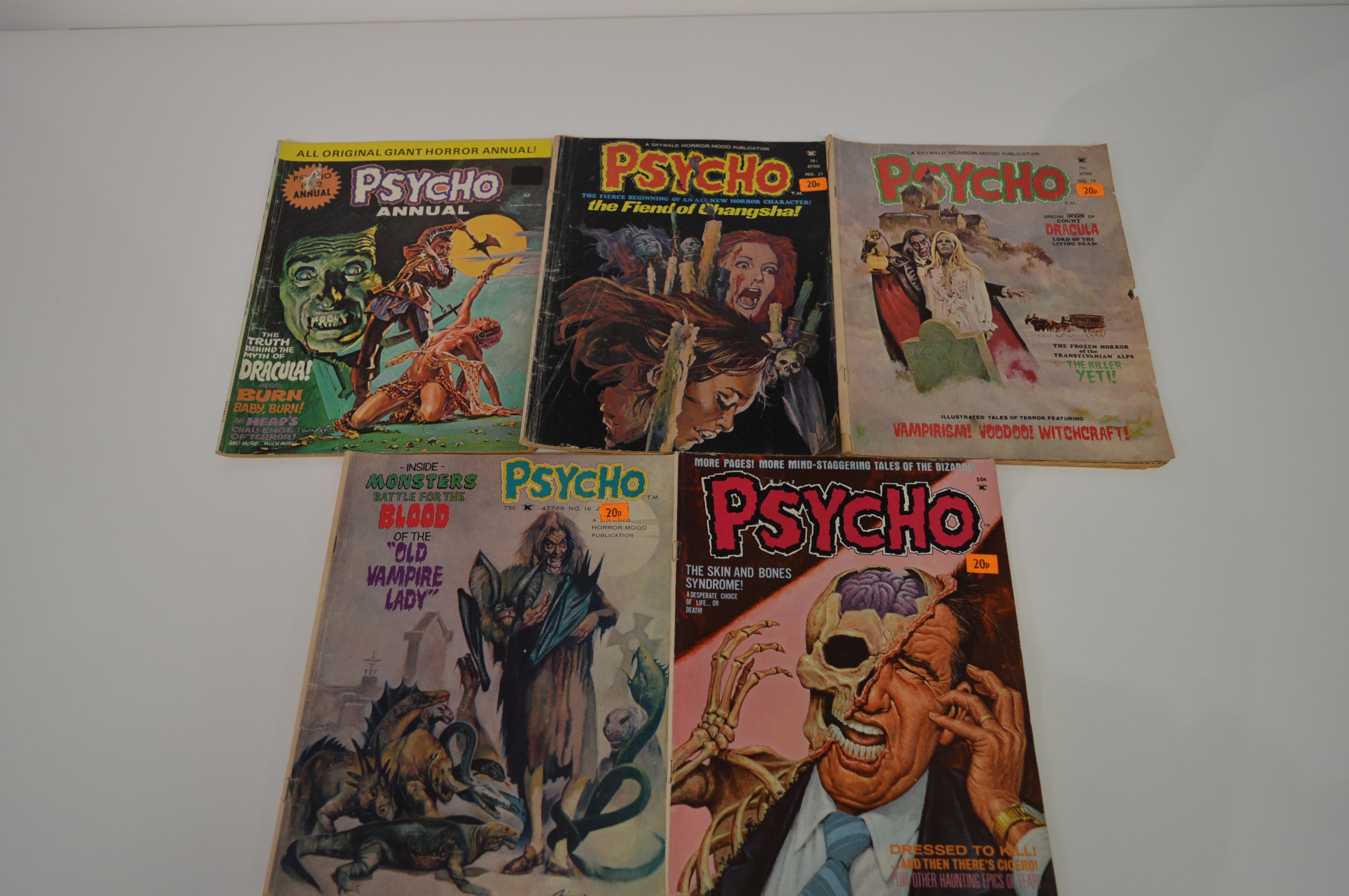 Psycho Comics and Psycho Annual.