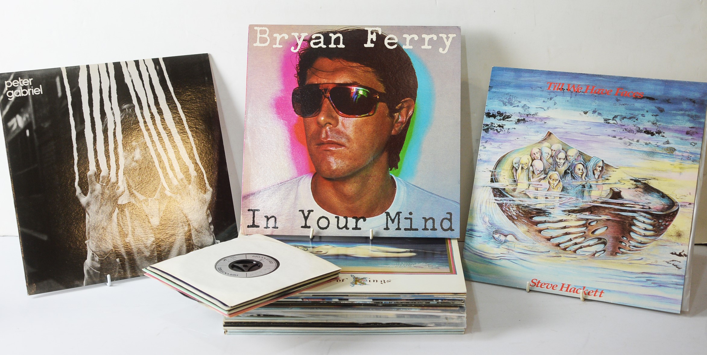 Bryan Ferry, Peter Gabriel and Steve Hackett LPs and singles