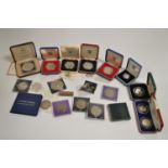 Silver proof coins and other coins