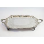 A George IV silver two handled tray, by Robert Gainsford