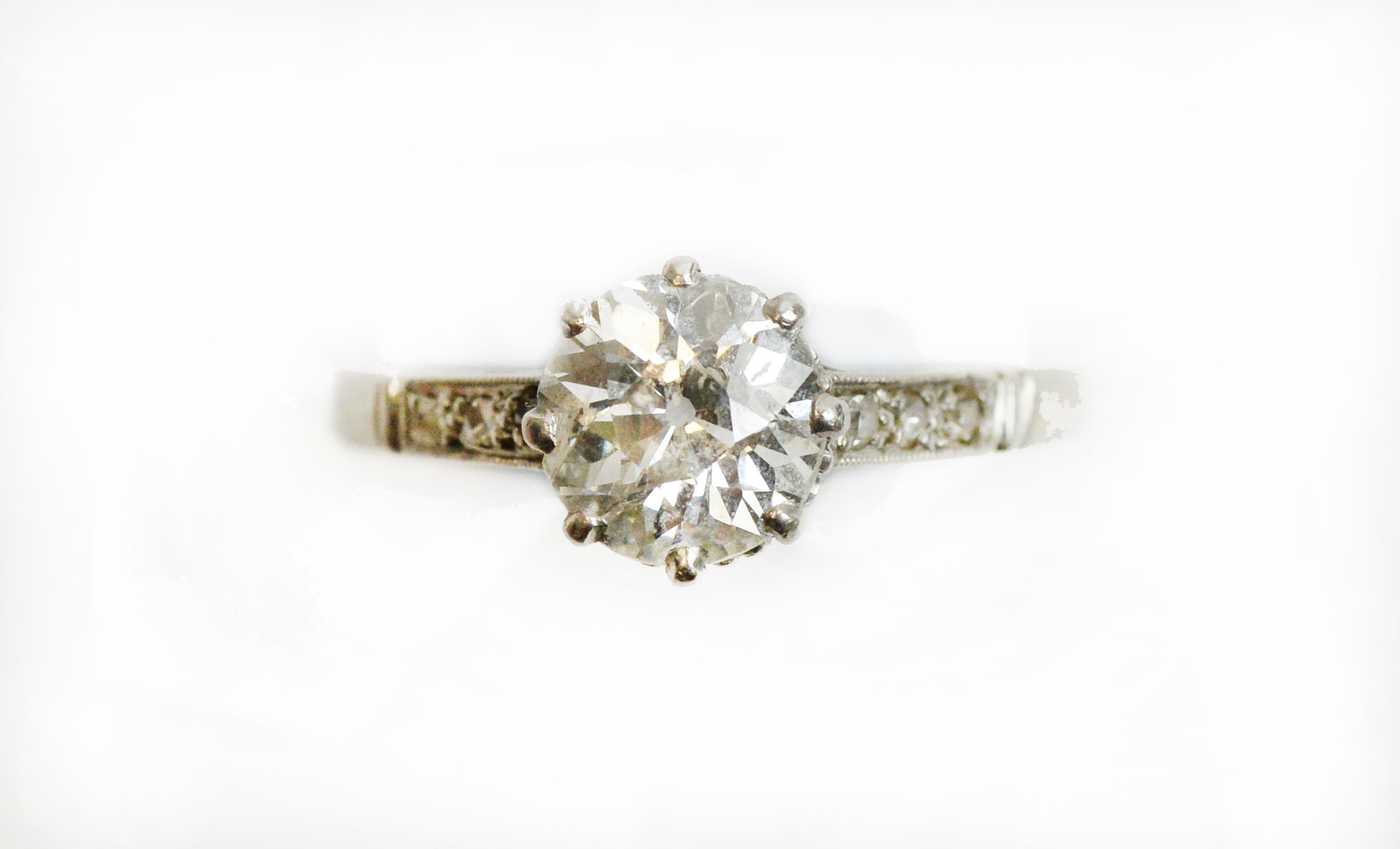 A single stone diamond ring