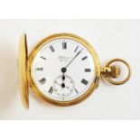 18ct gold pocket watch by J.W. Benson