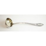 Latvian silver ladle