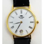 William Forbes 18ct gold wristwatch