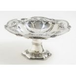 Edwardian silver tazza