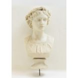 Coperland Parian bust 'May Queen'