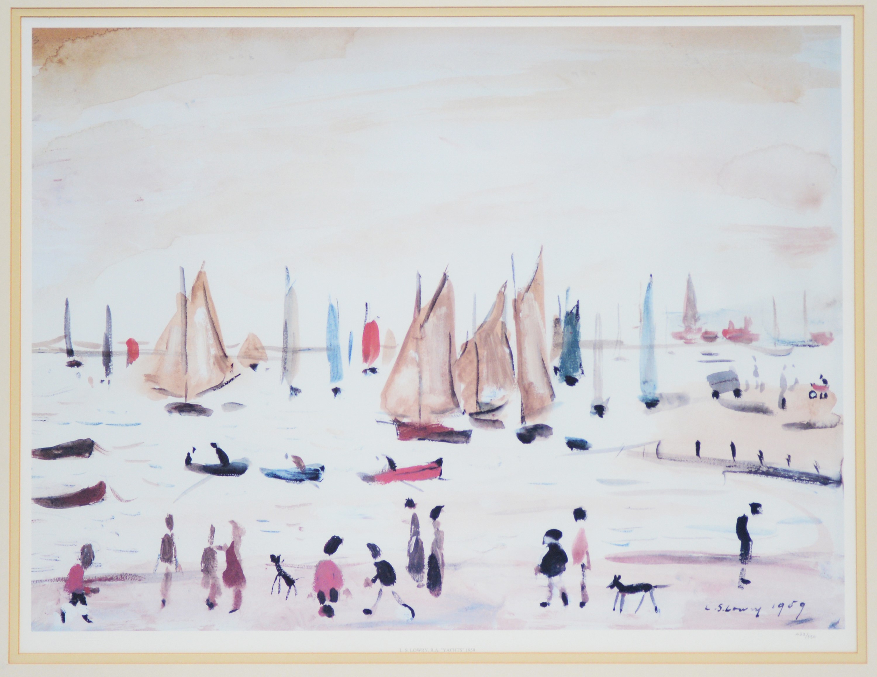 Laurence Stephen Lowry - colour photolithograph.