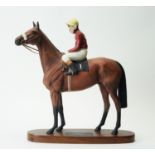 Beswick figure of Red Rum and Brian Fletcher