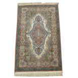 Part silk rug