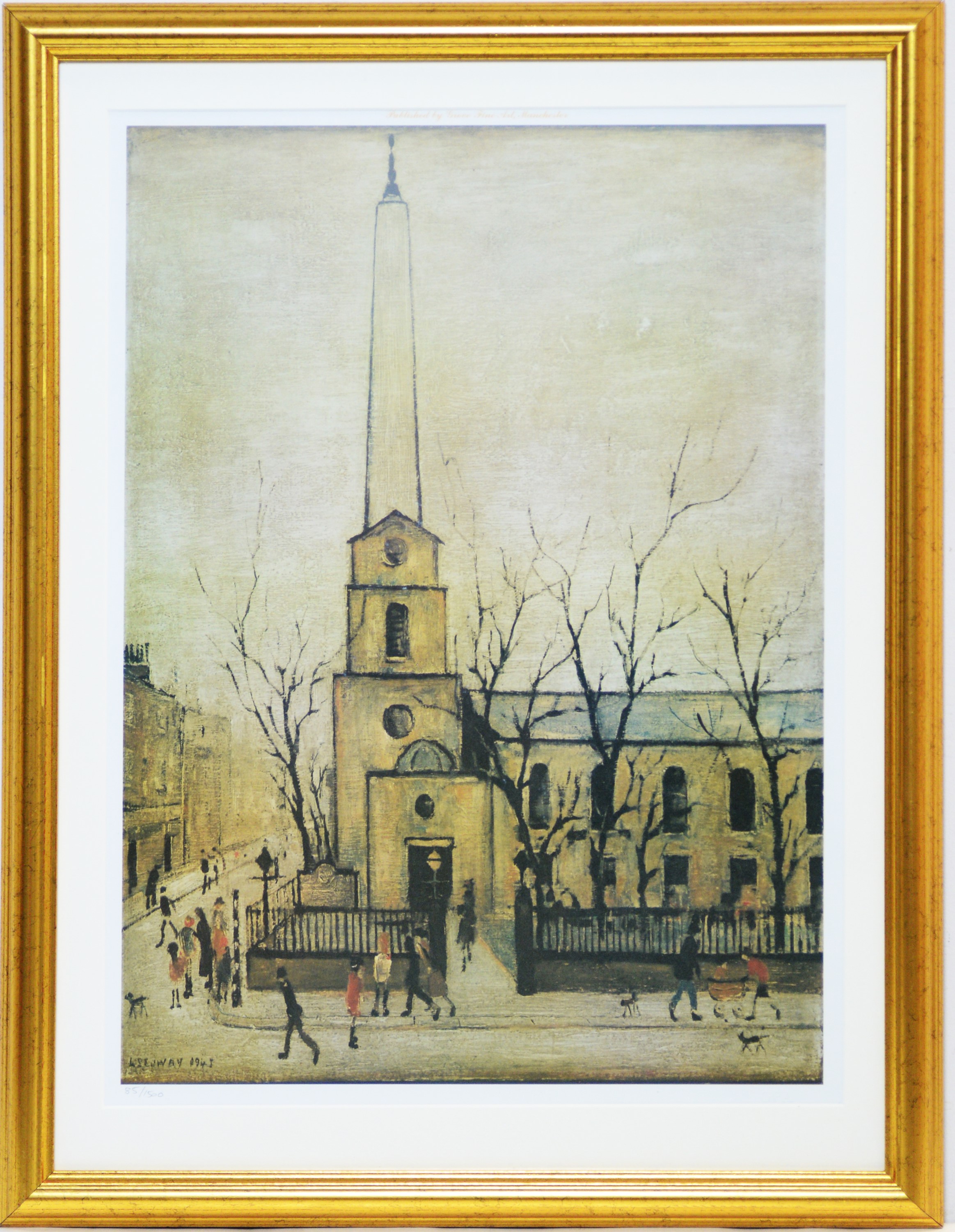 Laurence Stephen Lowry - colour photolithograph.