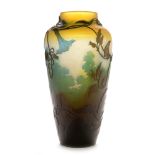 Galle cameo glass vase