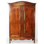 19th Century French cherrywood armoire