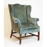 19th Century wingback armchair