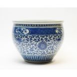 Chinese blue and white jardiniere