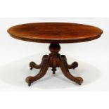 Victorian mahogany breakfast table