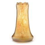 Loetz iridescent glass vase,