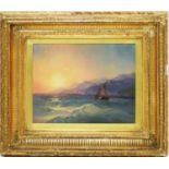 A follower of Ivan Aivazovsky - oil.