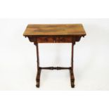 Victorian rosewood worktable