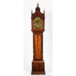 James Allen, London - eight day musical mahogany longcase clock