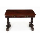 William IV Gillows mahogany library table