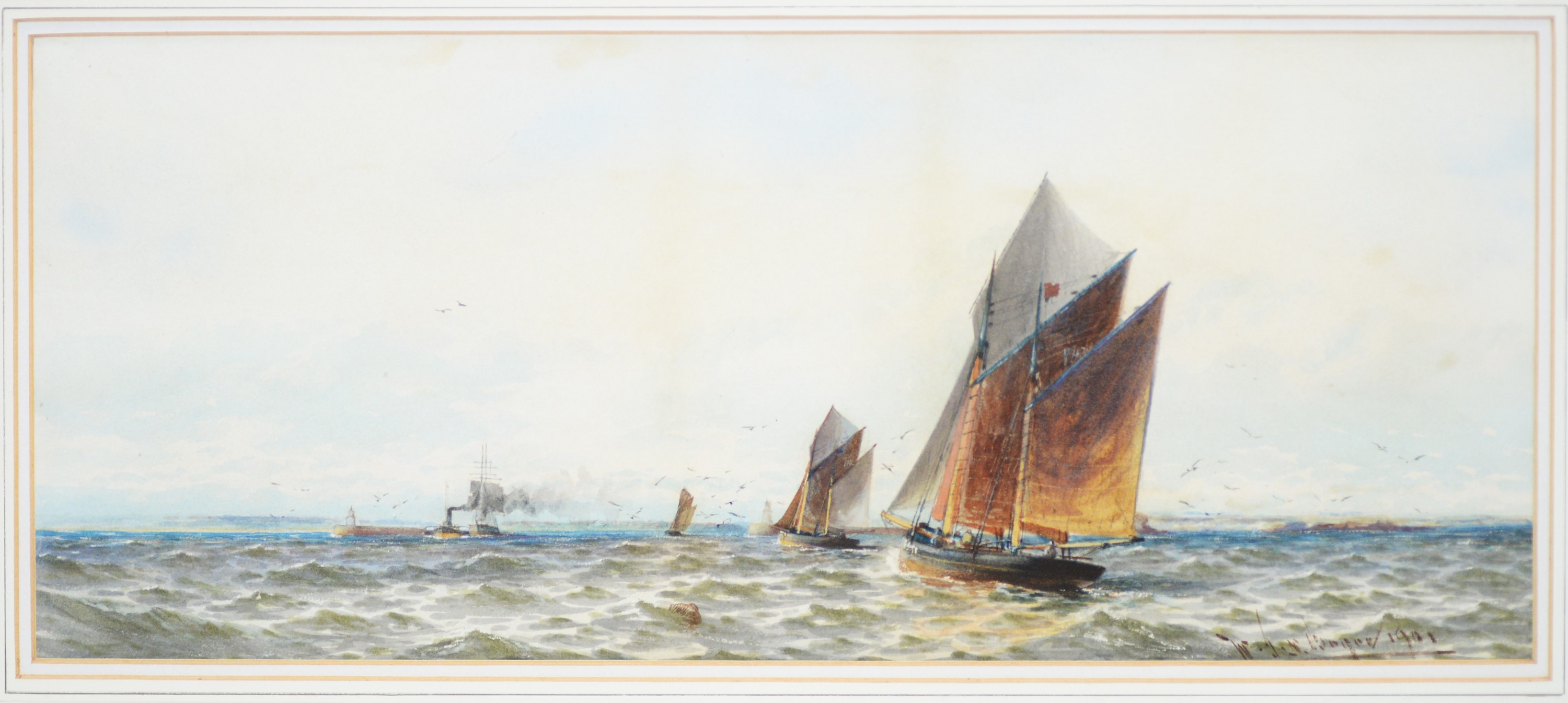 William Thomas Nichols Boyce - watercolours. - Image 2 of 3