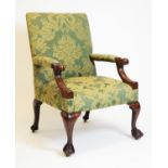 19th Century mahogany armchair in the Georgian style