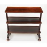 Victorian mahogany three-tier etagere