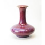 Chinese Sang de Boeuf vase.