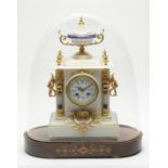 19th Century French alabaster mantel clock