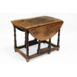 18th Century oak gateleg table