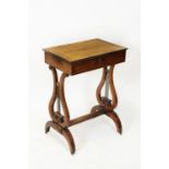 Regency mahogany work table