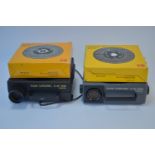 Two Kodak Carousel slide projectors.