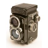 Rolleiflex TLR camera.