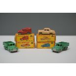 Four Dublo Dinky boxed toy vehicles.