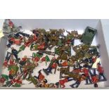 Britains and other soldier figures.