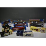 Assorted Boxed Corgi model vehicles.