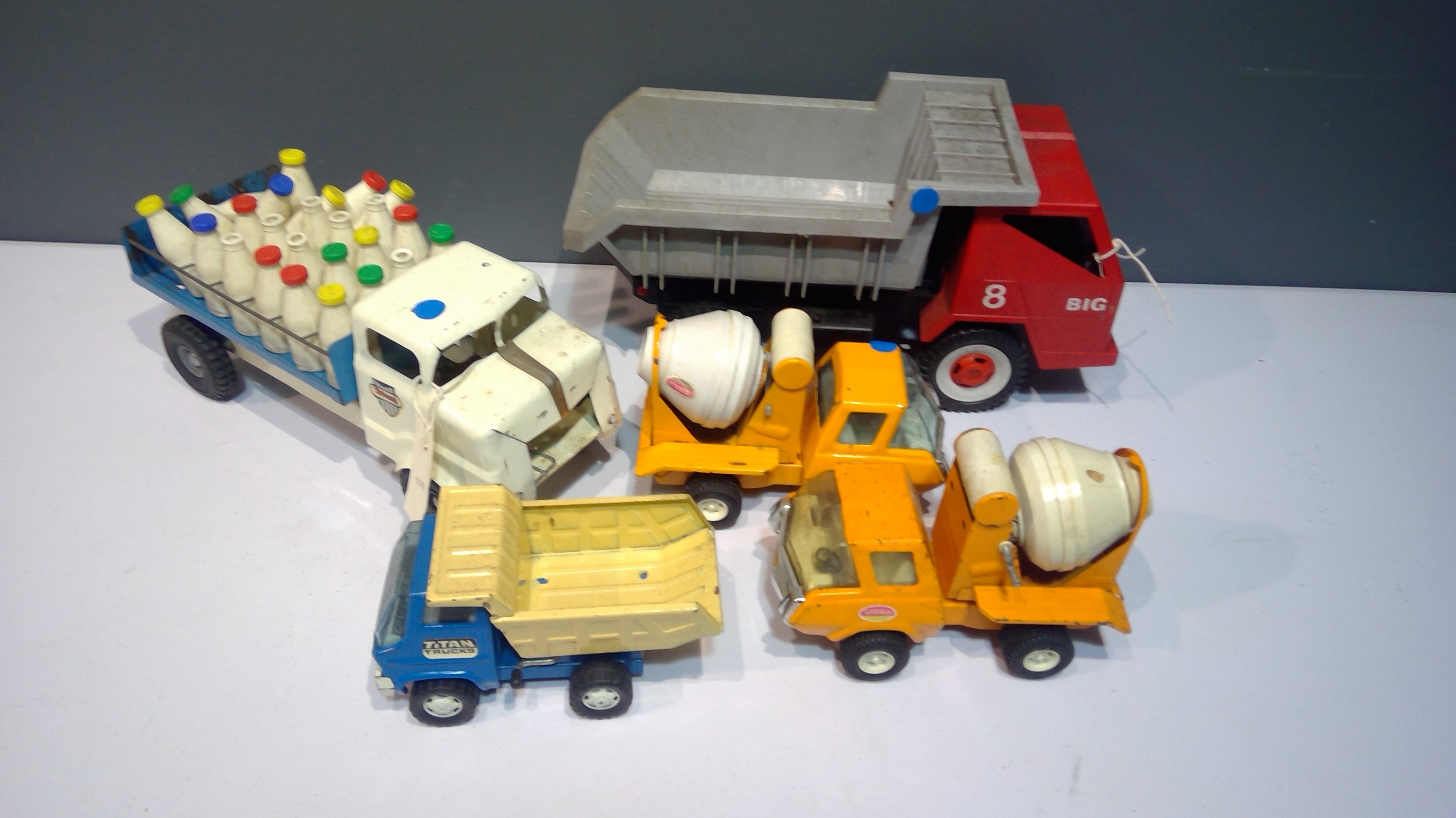Tri-ang, Tonka and other trucks.