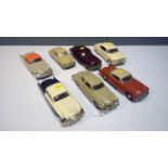 Seven car models by Johann, AMT and others.