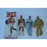 A Denys Fisher Muhammad Ali boxing toy; and 'Lone Ranger' Action Figures by Gabriel
