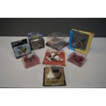 Assorted aeroplane models by Corgi Toys and others including an ME109E, a Canadair Sabre Mk 5, a