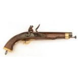 A replica 14 bore Naval flintlock boarding pistol