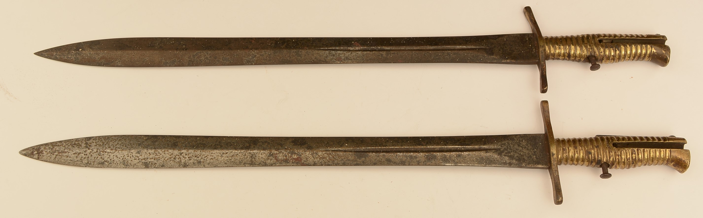 Two 19th Century British Constabulary sword bayonets