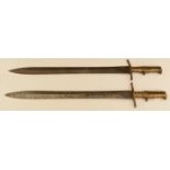 Two 19th Century British Constabulary sword bayonets