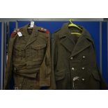 World War II style Battle Dress and greatcoat